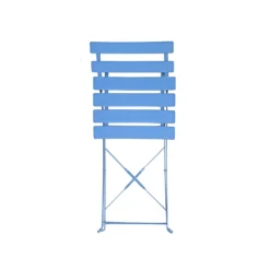 Millie Metal Bistro Set - Blue 18 Millie Metal Bistro Set - Blue -Westland Garden Deals Store 14005783 2055018249978976