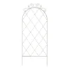 French Country Scroll Trellis - White