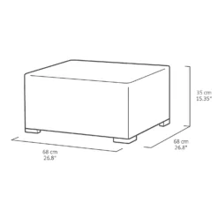 Keter California 5 Seater Outdoor Garden Furniture Lounge Set - Graphite With Grey Cushions -Westland Garden Deals Store 14539595 1845047218363240