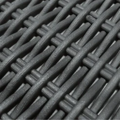 Keter California 5 Seater Double Sofa Outdoor Garden Furniture Lounge Set - Graphite With Grey Cushions -Westland Garden Deals Store 14539597 1165041801652007